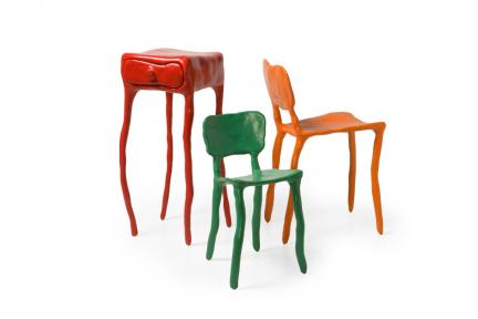 Clay furniture van Maarten Baas