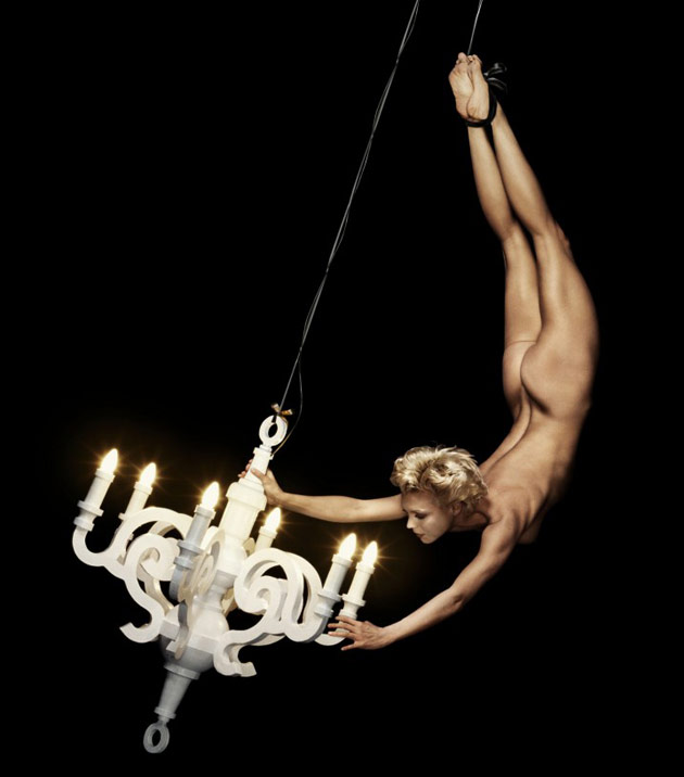 Paper chandelier studio job Paper chandelier studio job